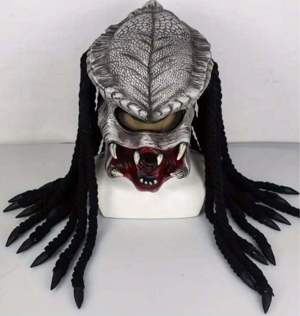 【輸入品】ハロウィン エイリアン プレデターマスク AVP ラテックス