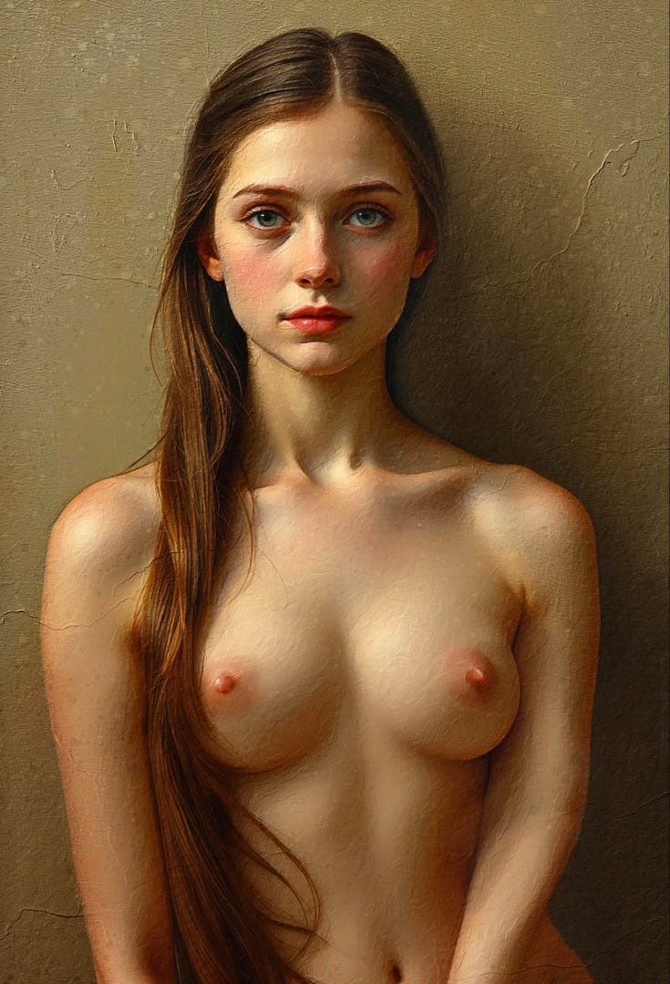 【とんちゃん！】同梱割！！美しい白人女性の絵画・肖像画・裸婦画・絵画