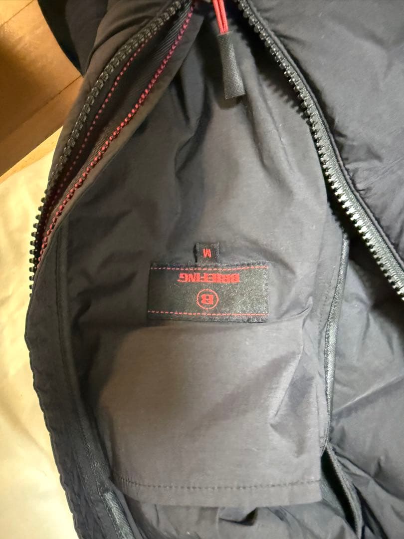 BRIEFING ブラック　ハイブリッドダウンベスト