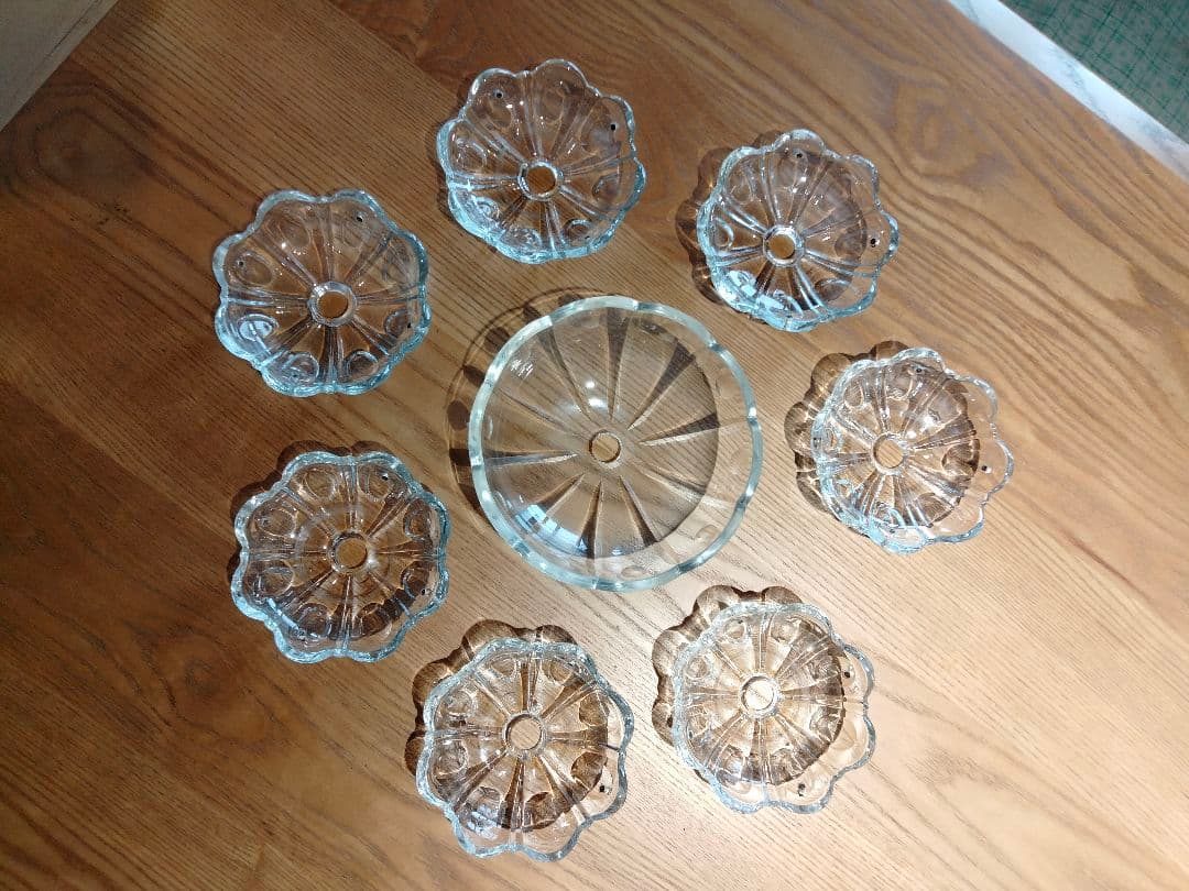 チェコ　シャンデリアパーツ一式