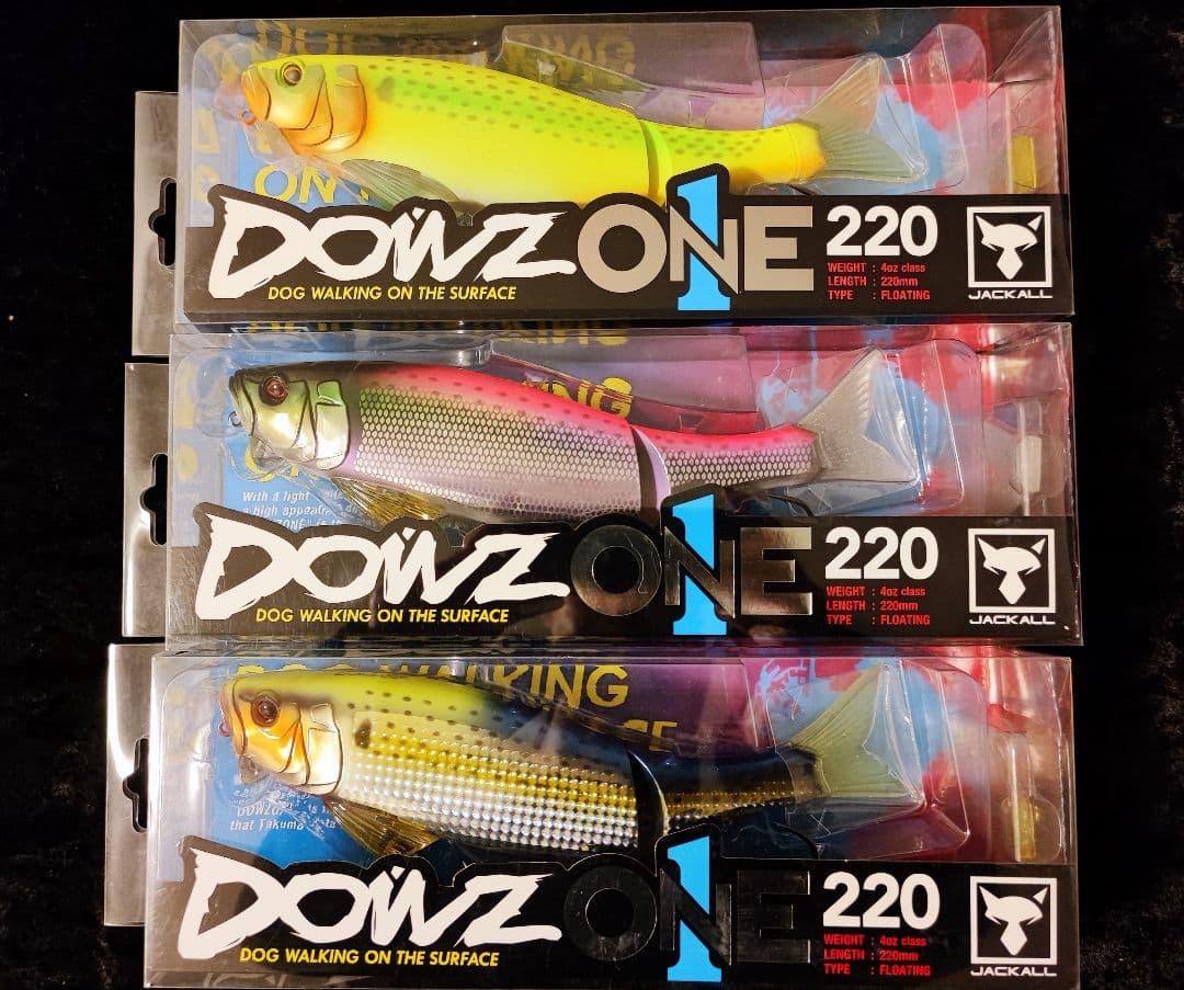 JACKALL DOWZONE 220 3個セット ダウズワン