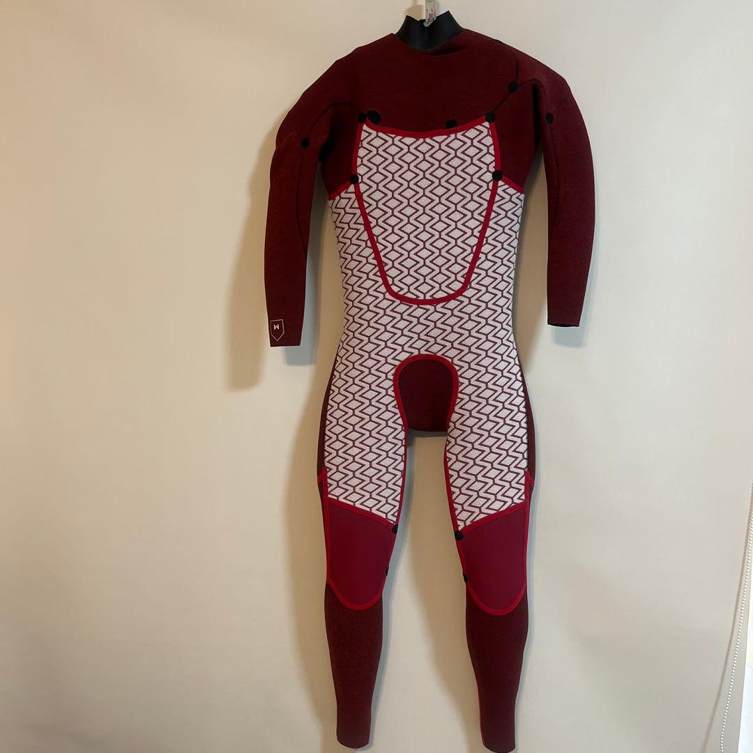 ほぼ未使用品！　クイックシルバー　チェストジップ　フルスーツ　Lサイズ相当