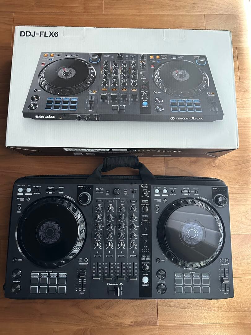美品　pionner DDJ-FLX6 ケース付　化粧箱含め付属品有