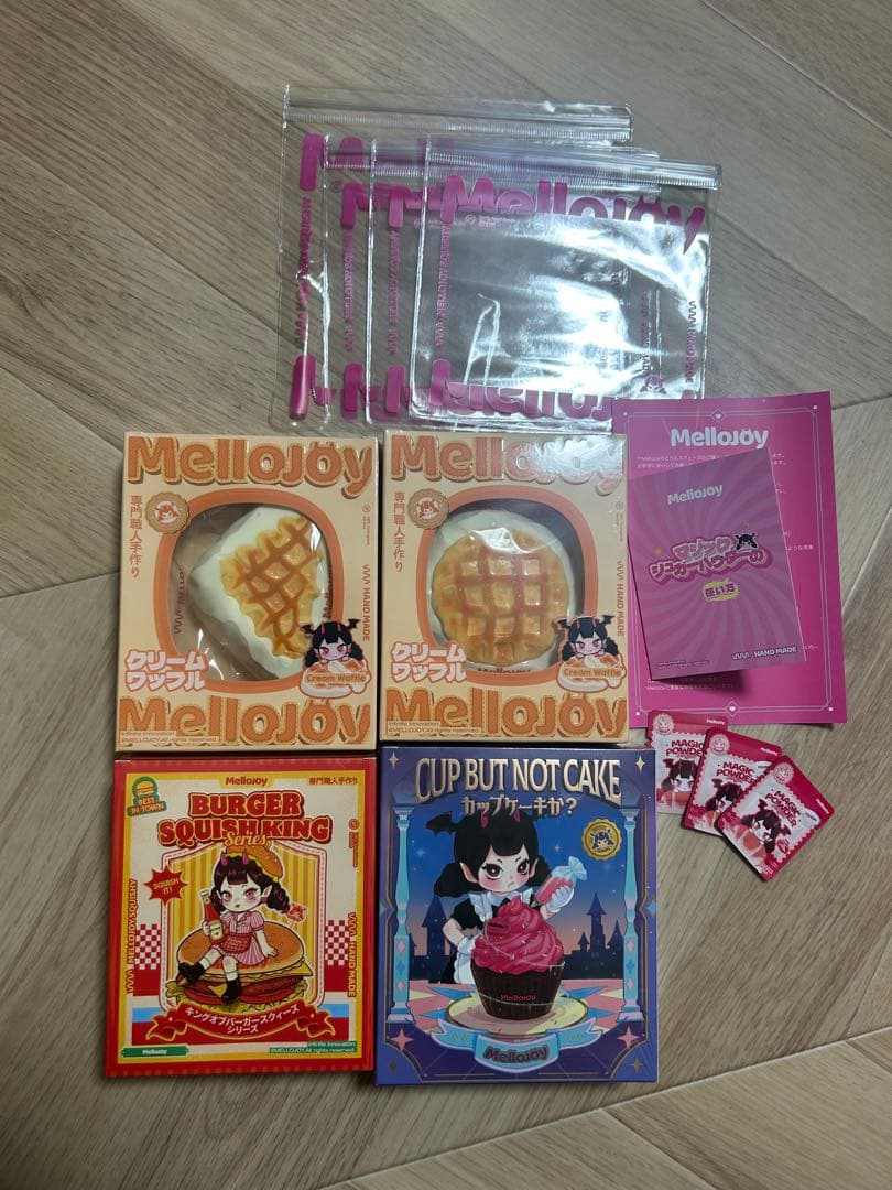 Mellojoy メロジョイ　ワッフル　ハンバーガ　カップケーキ