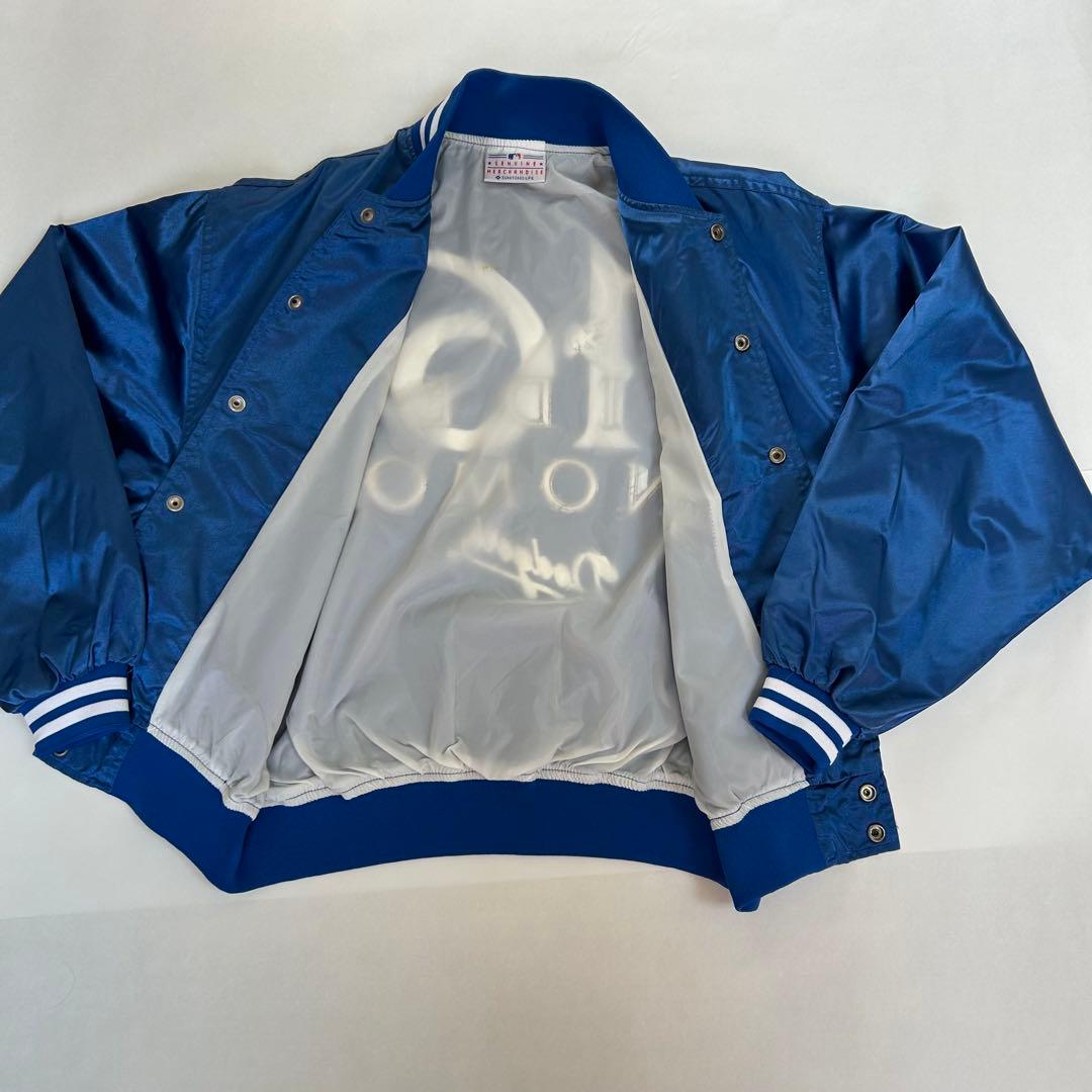 【未使用】刺繍ロゴスタジャン 90's ロサンゼルス ドジャース野茂 英雄