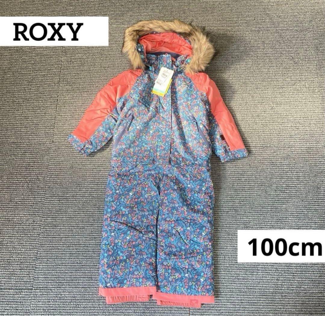 ROXY スノーボードウェア 100cm つなぎ　花柄