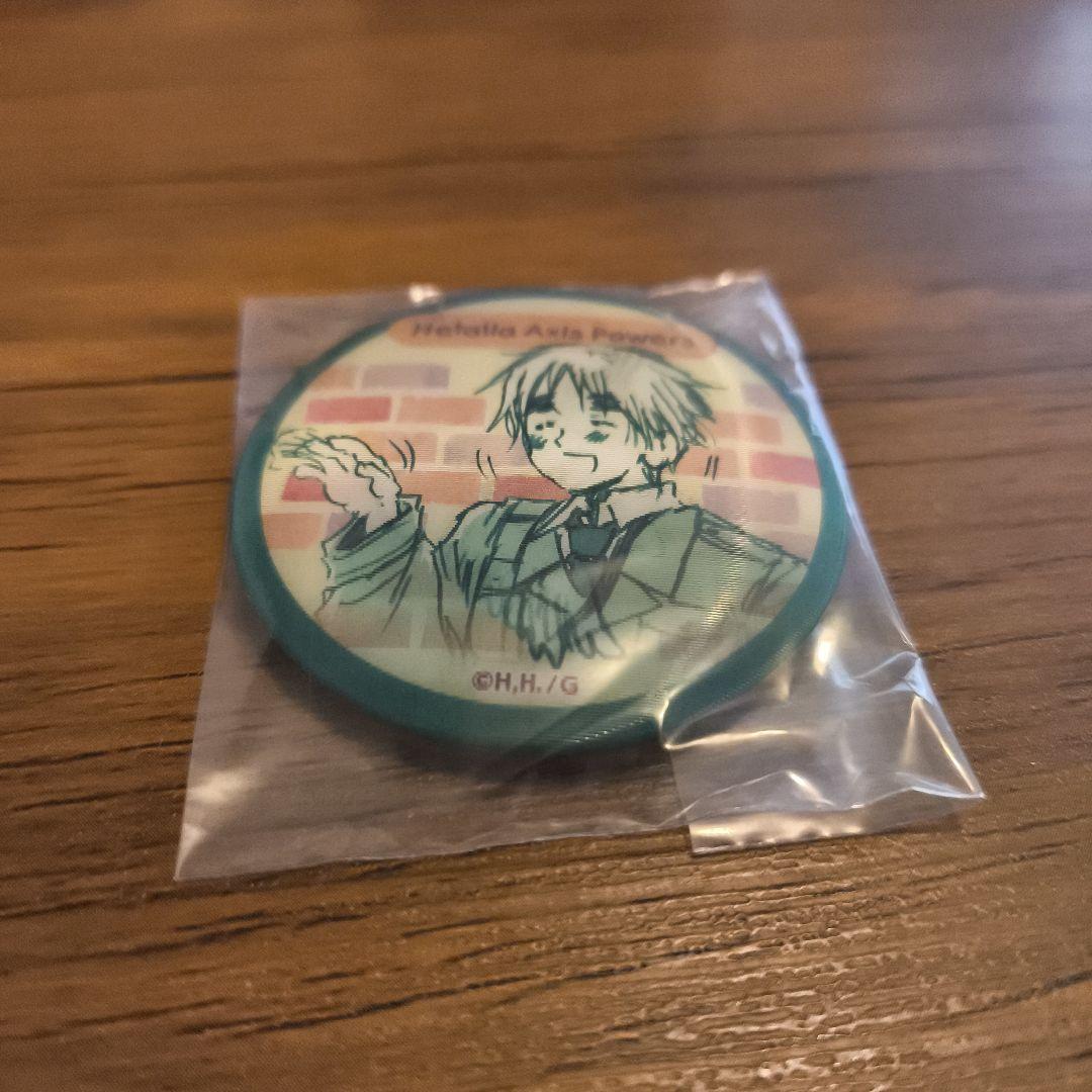 ヘタリア　チェンジング缶バッジ　イギリス　ふわふわパラダイス