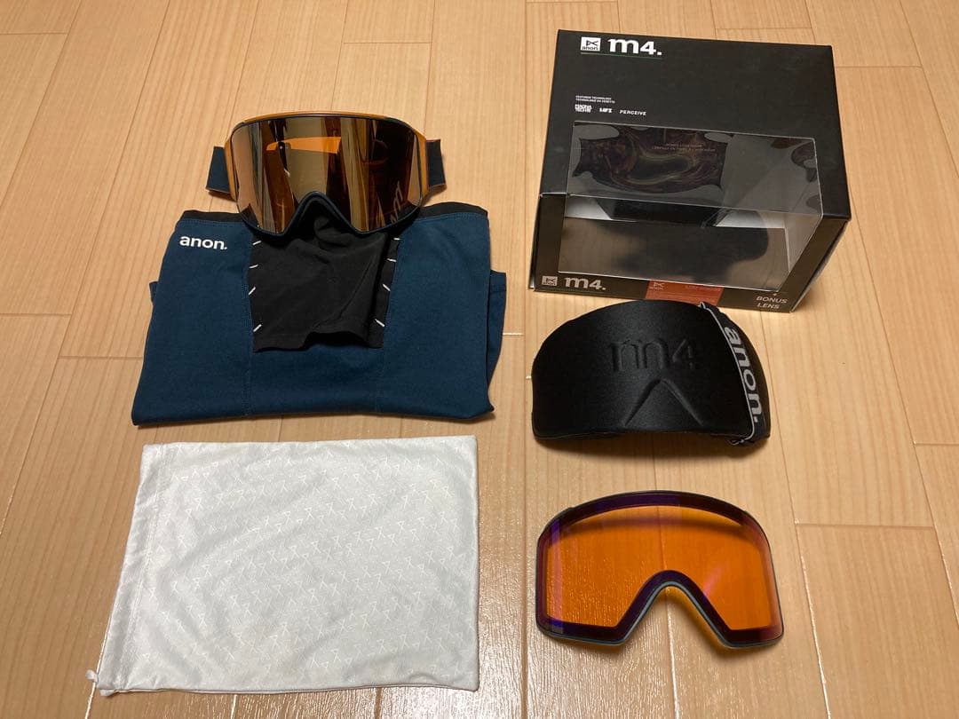 どーみーん　anon m4 ゴーグル スペアレンズ付き