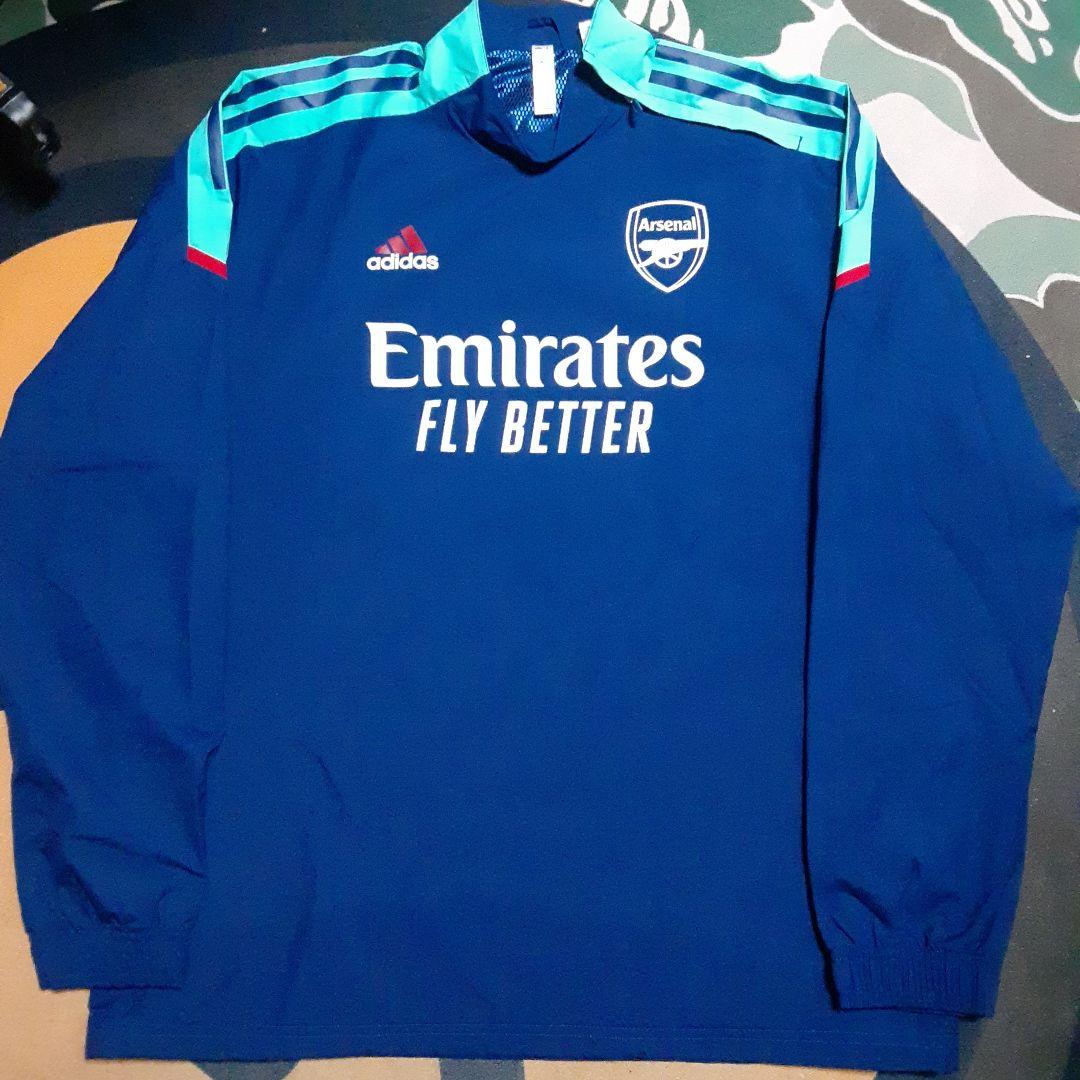 新品未使用　アーセナル　プルオーバーシャツ長袖　アディダス製