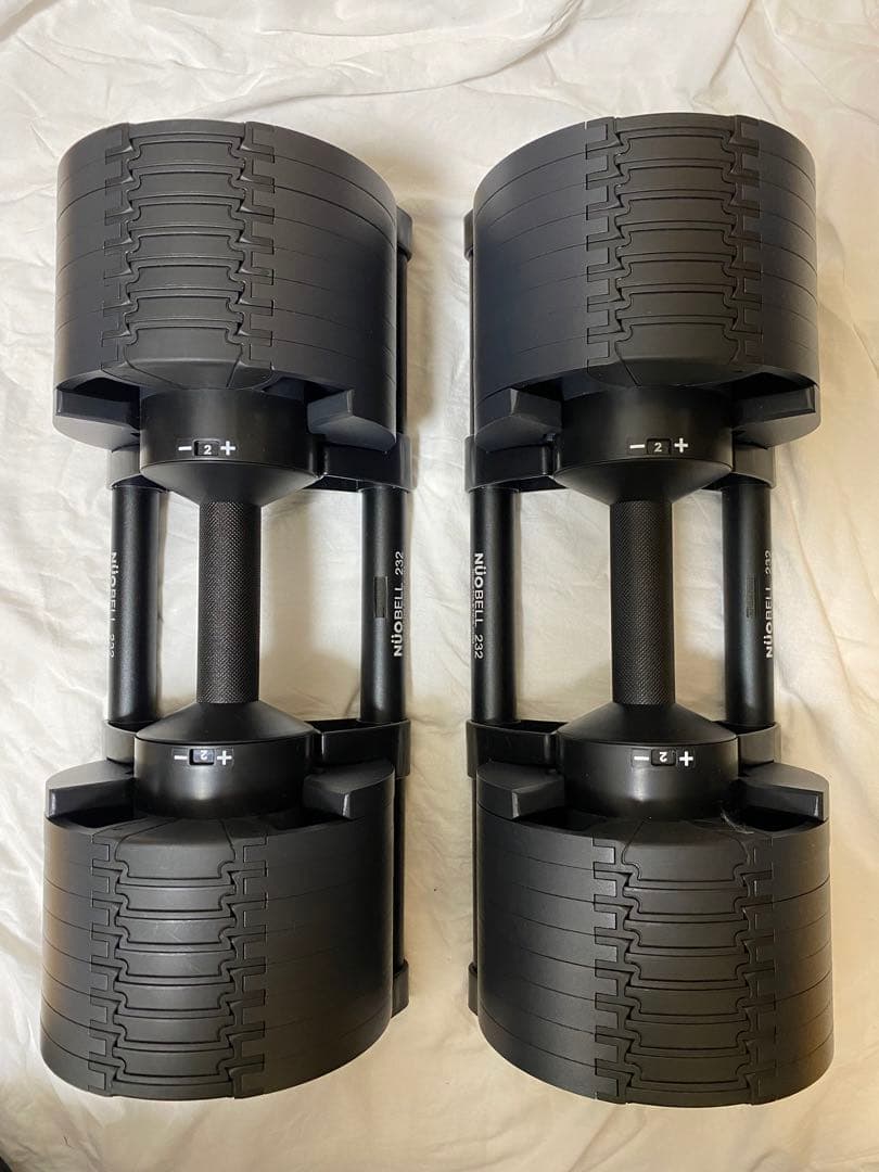 フレックスベル FLEXBELL 可変式ダンベル2kg刻み32kg ブラック①