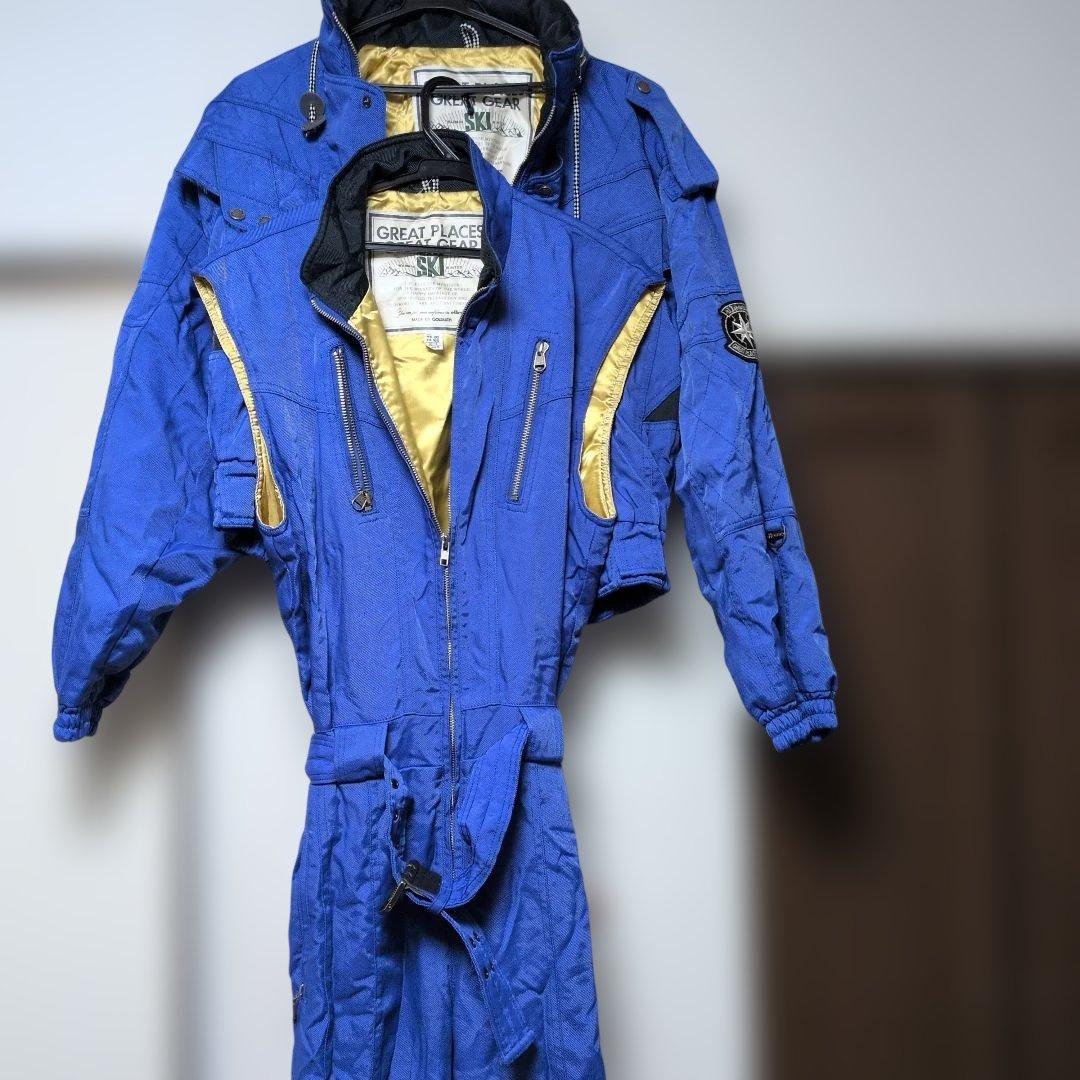 ellesseナイロン製スキーウェアセット