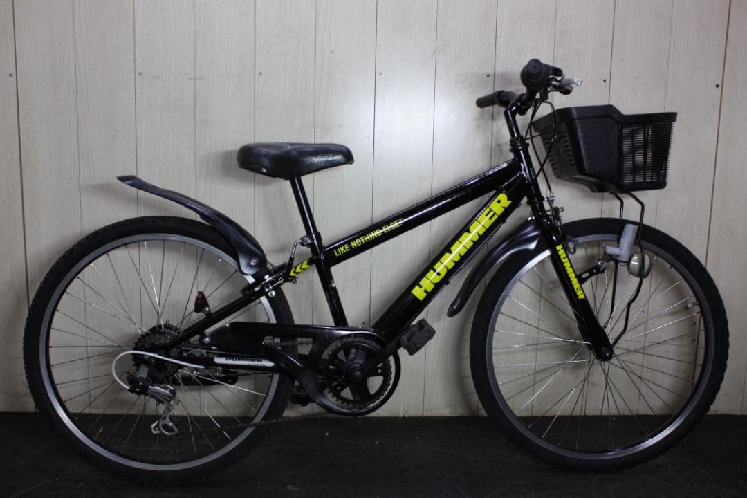 HUMMERハマー 24インチ シマノ6速 子供用MTB