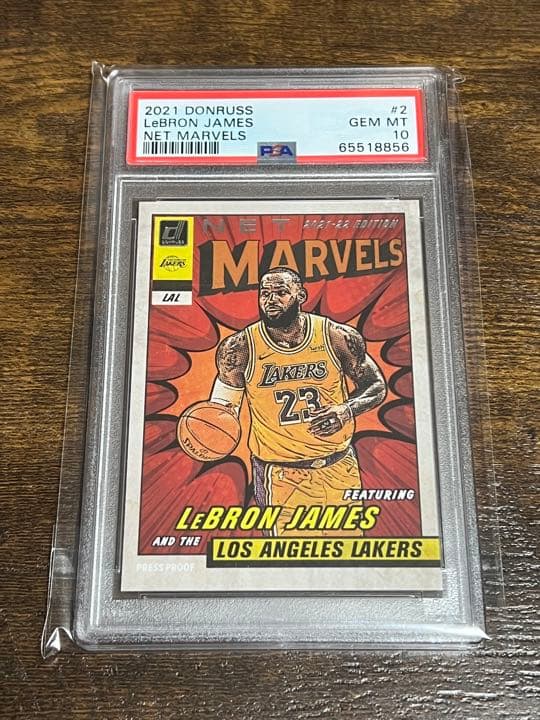 PSA10 2021 ドンラス NET MARVELS レブロン マーベル