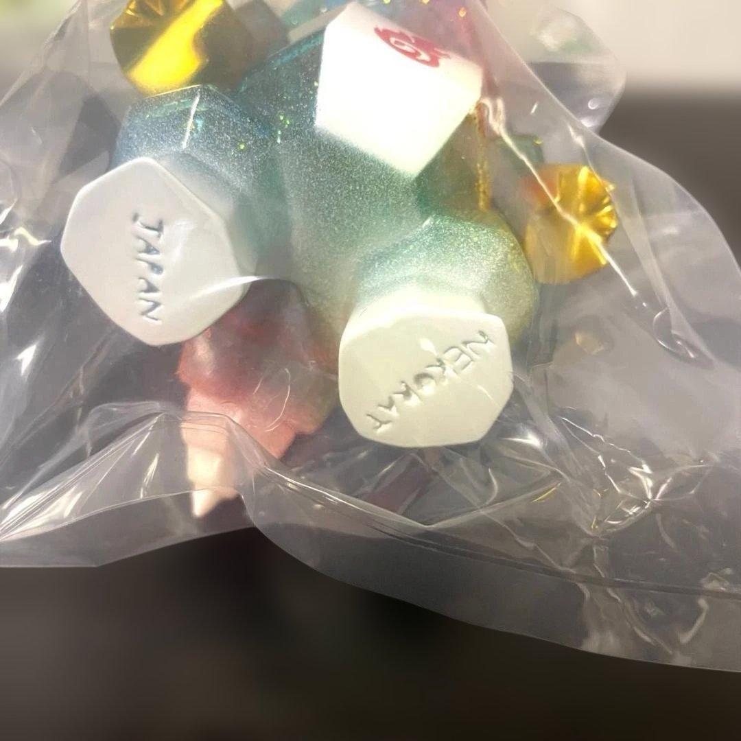 【未開封】nekorat ドラポリゴン(墓場のクリアレインボーVer.）ソフビ