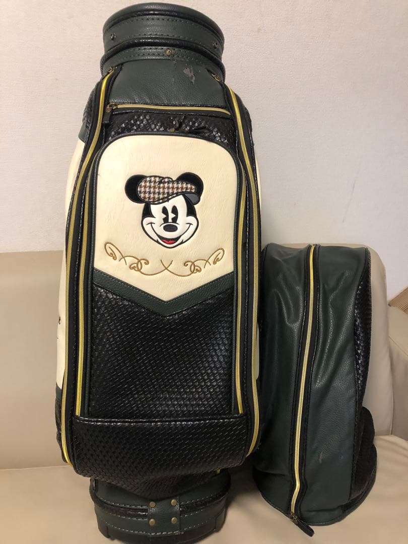 【送料込み】廃盤希少品　一点物　ミッキーマウス　キャディバッグ　ゴルフバッグ