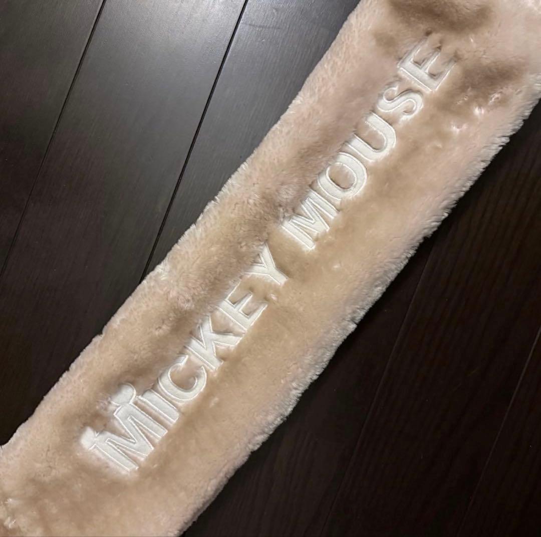 ディズニー ミッキー ファンキャップマフラー ベージュ！！