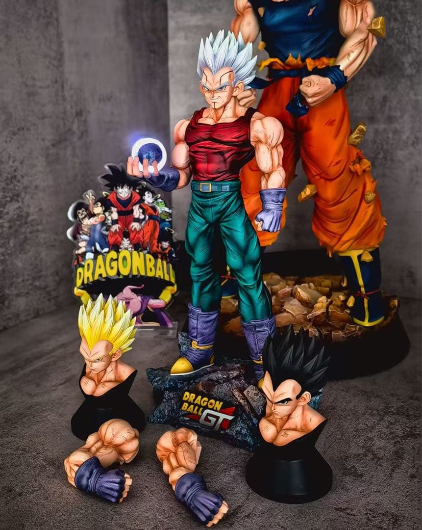 ドラゴンボール ベジータ ガレージキット ガレキ スタチュー①③