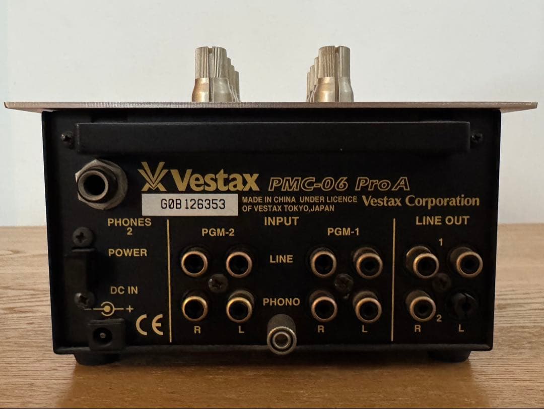 動作良好 Vestax 2ch DJミキサー PMC-06 Pro ベスタクス