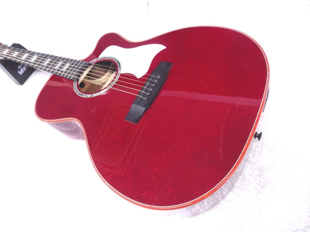 限定品　Sヤイリ　ラメ入り塗装　エレアコギター　YATK-1400EC/RDG