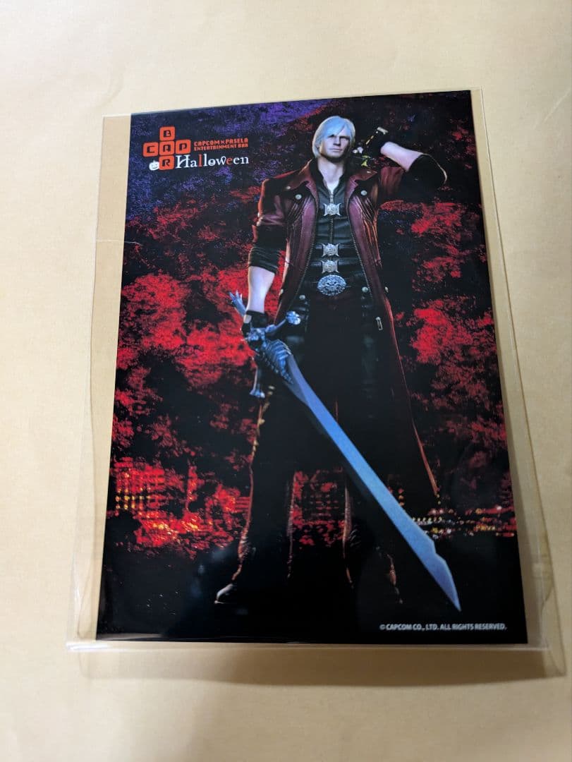 デビルメイクライ ダンテ ハロウィン カプコンバー ポストカード
