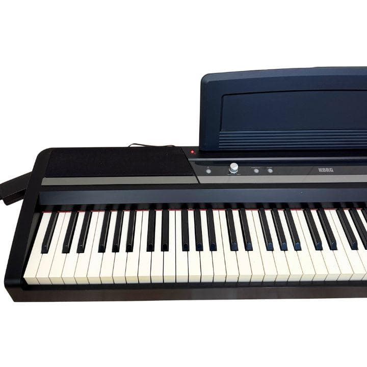 KORG 電子ピアノ SP-170S 88鍵 ブラック 動作確認済み 譜面台付き
