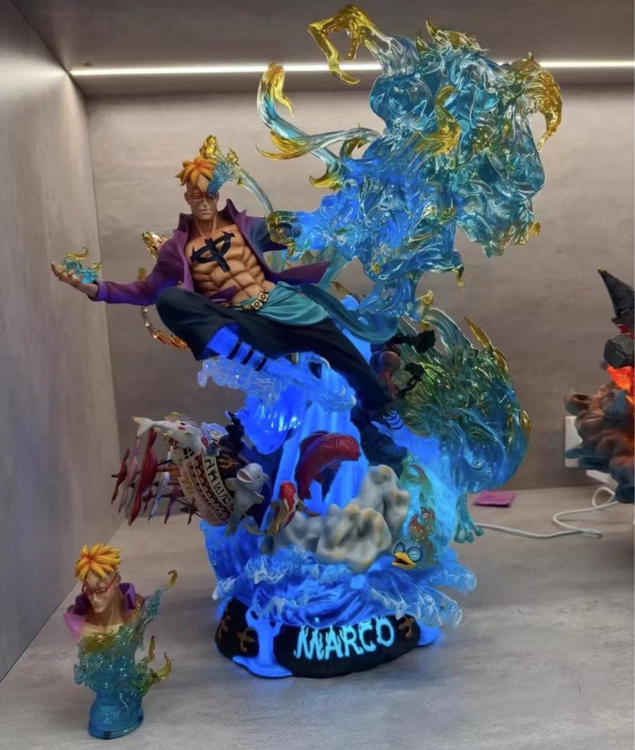 ワンピース マルコ ガレージキット ガレキ スタチュー③②