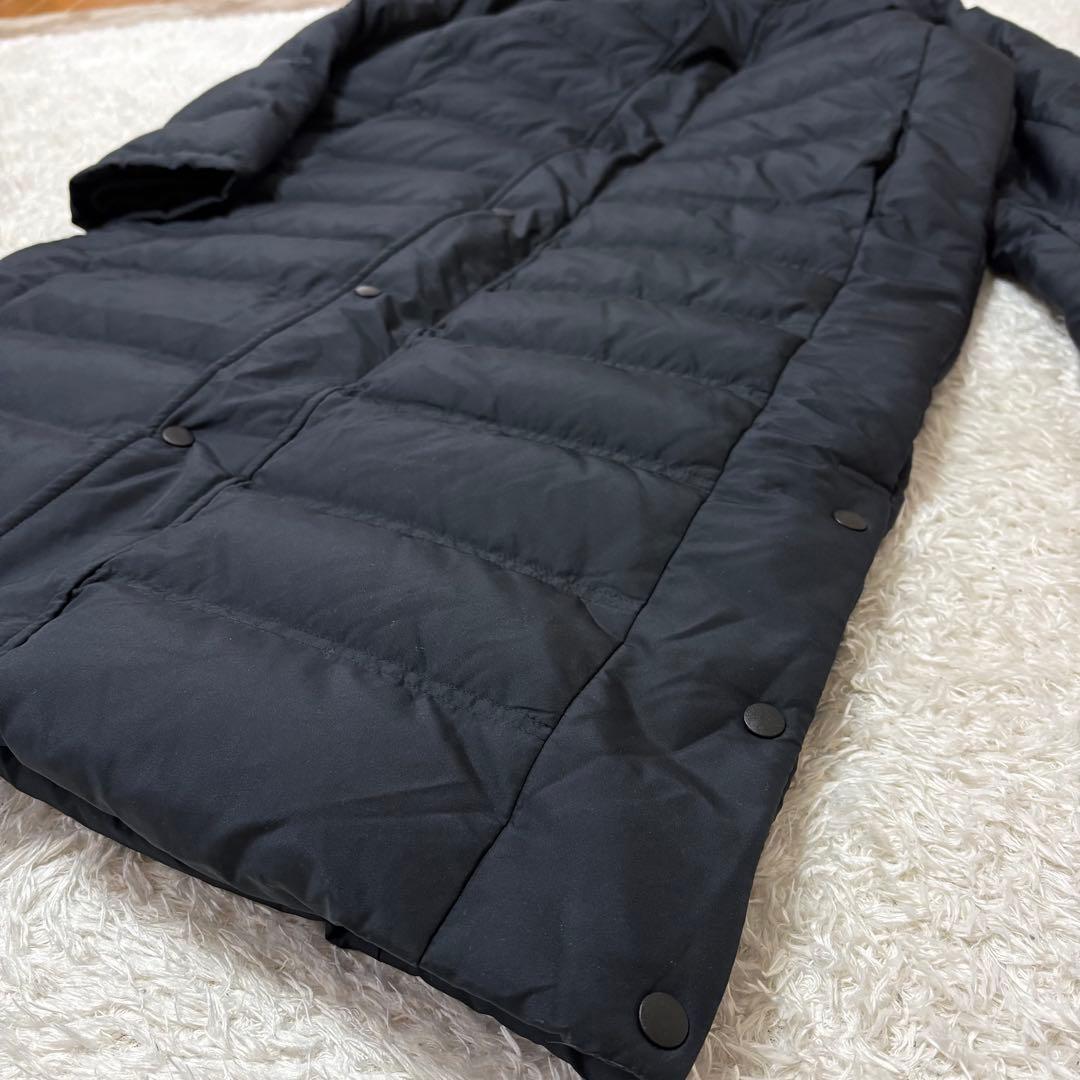 美品　Mizuno PRO ベンチコート ロング丈　ブラック　ダウンコート　L