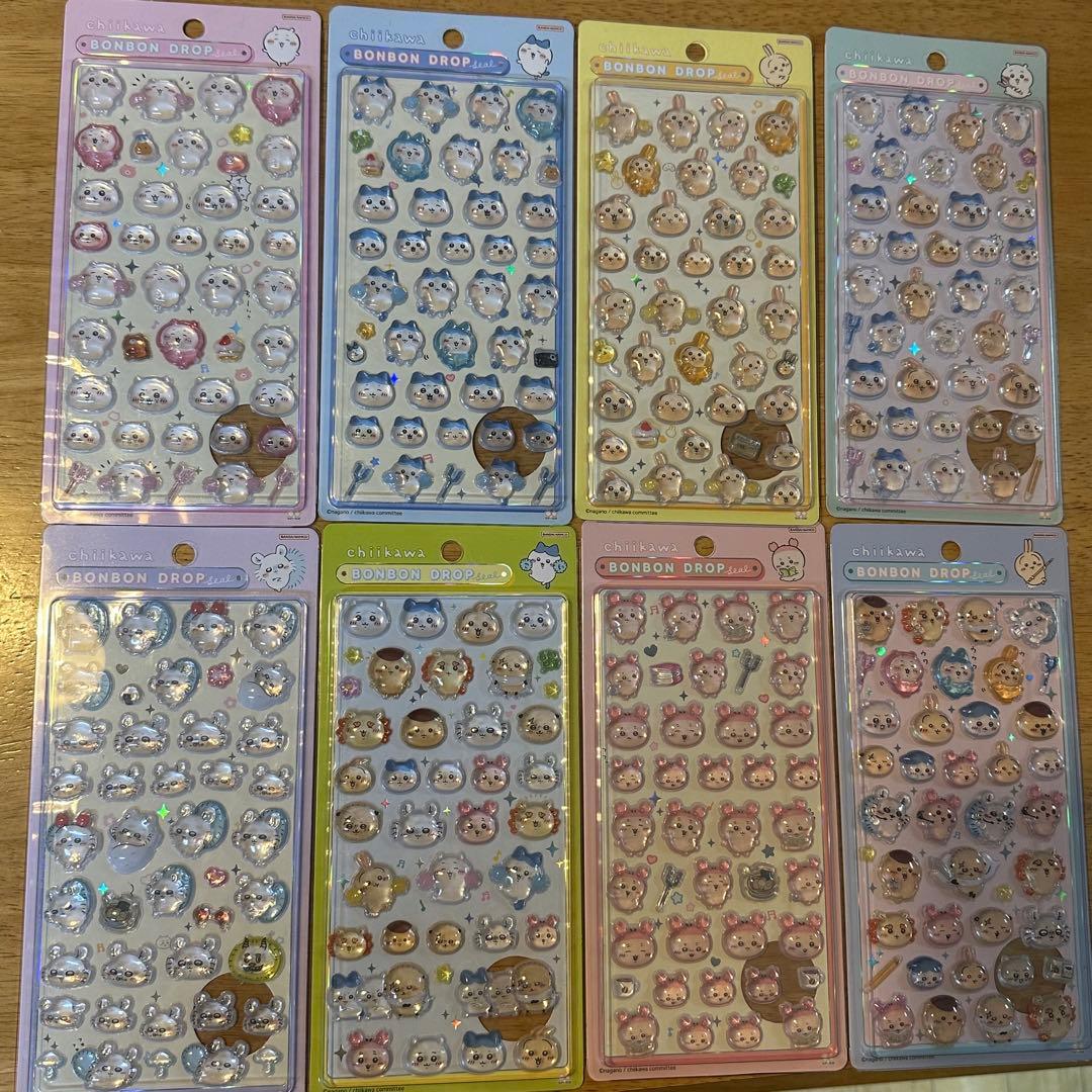 ちいかわ ボンボンドロップ シール 第1弾 第2弾 全8種セット 国内正規品