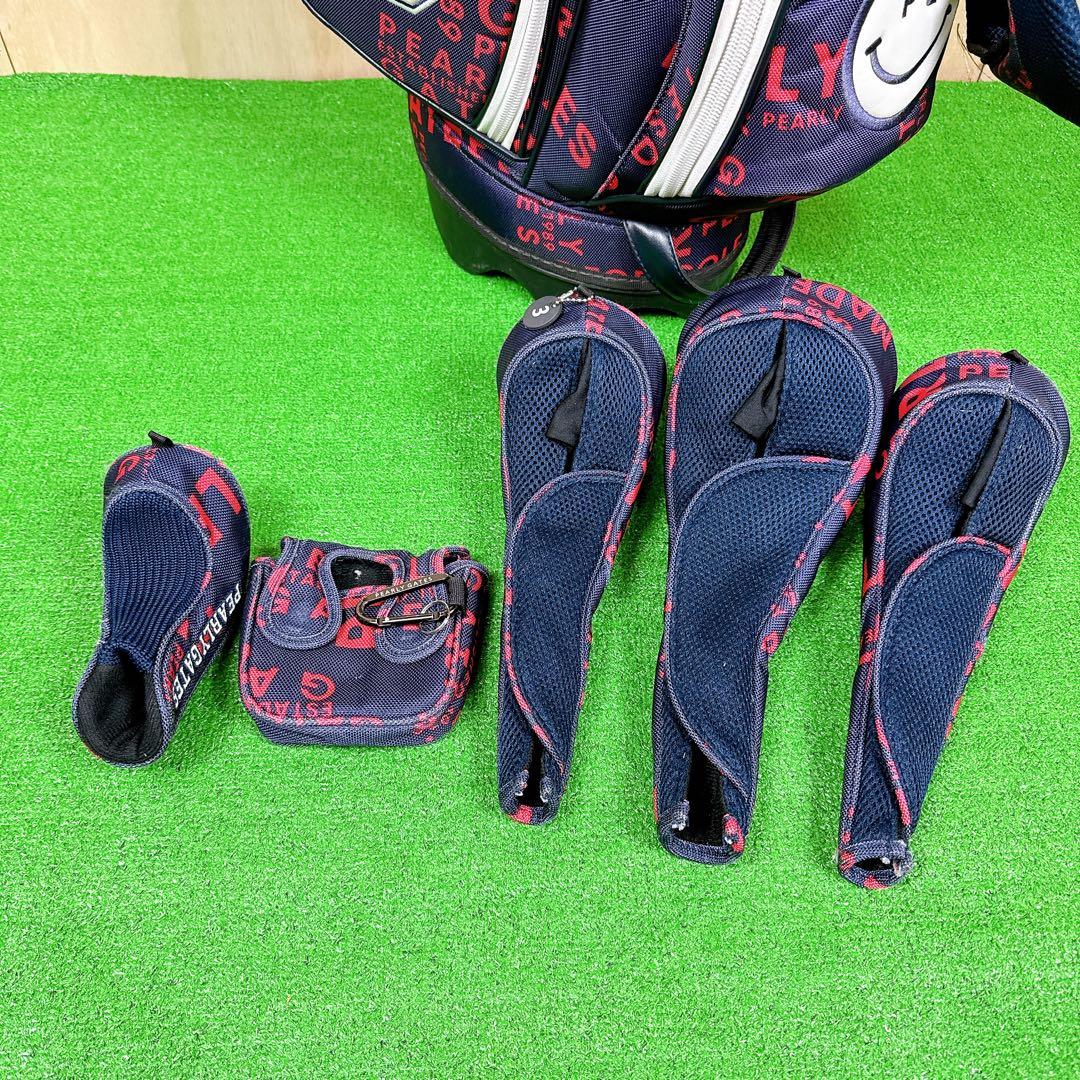 PEARLYGATES キャディバッグ スタンド式 ヘッドカバー付き 6分割