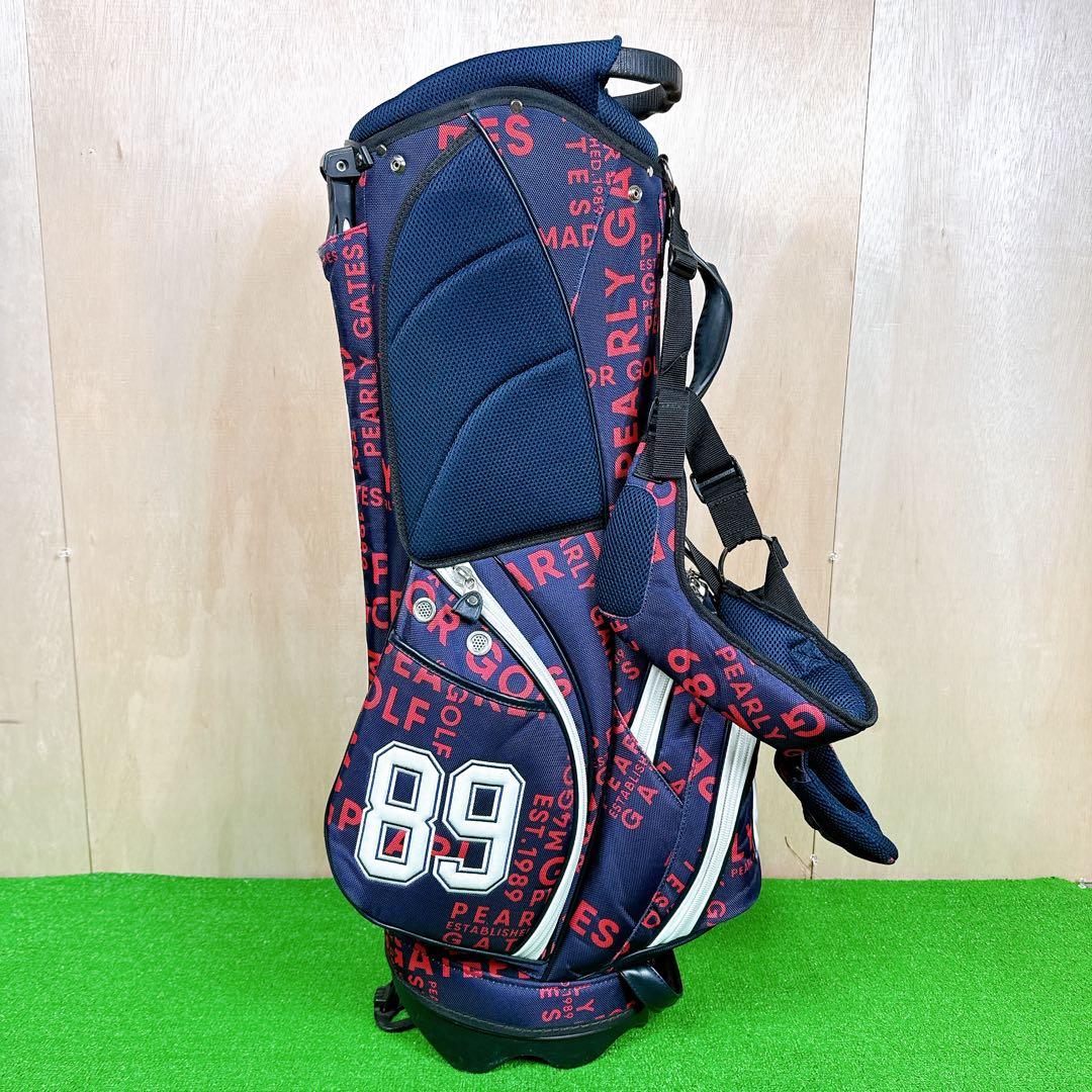 PEARLYGATES キャディバッグ スタンド式 ヘッドカバー付き 6分割