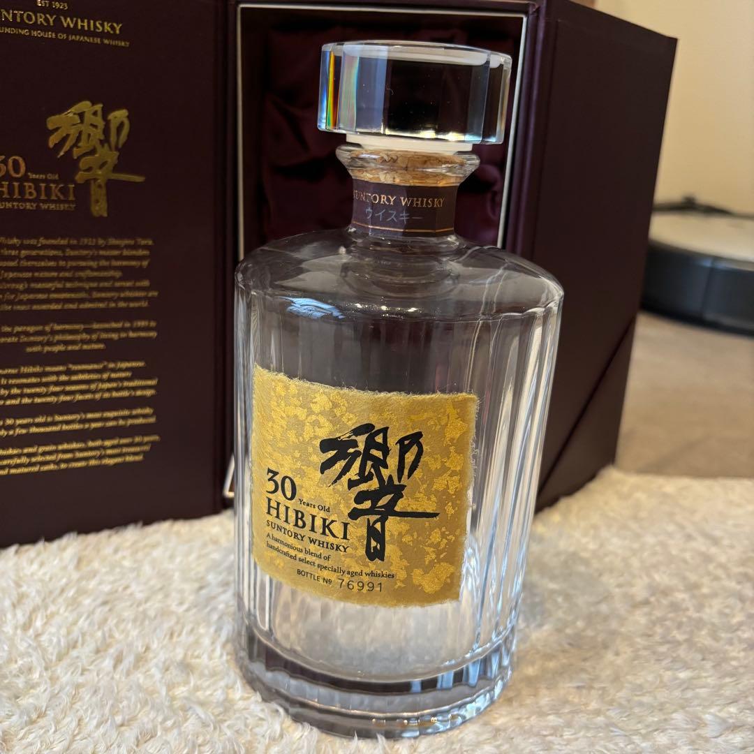 響30年 ウイスキー　※空き瓶、空き箱