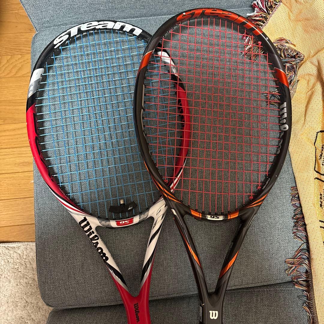 Wilson Steam テニスラケット 2本セット　steam 95 g2