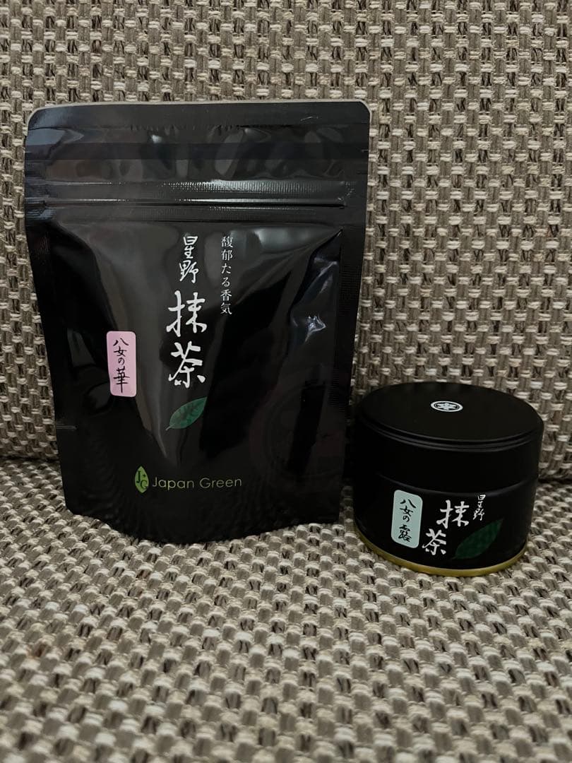 星野村　抹茶　八女の露　八女の華　2点セット　星野製茶園