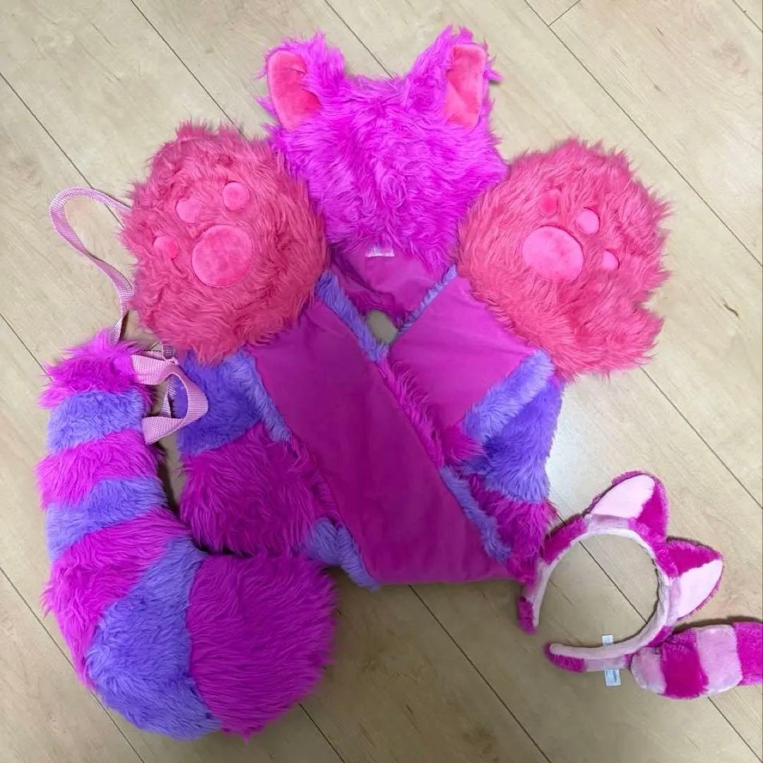 チェシャ猫 マフラーファンキャップ しっぽ カチューシャ 3点セット