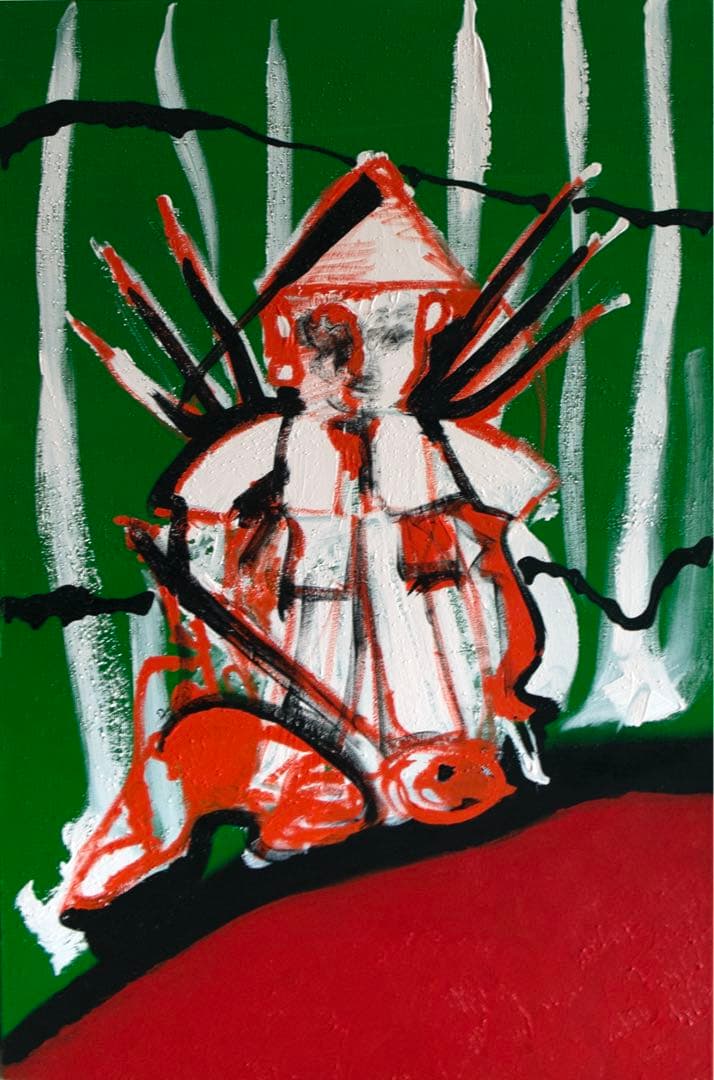 七福神　アート　アクリル作品7枚