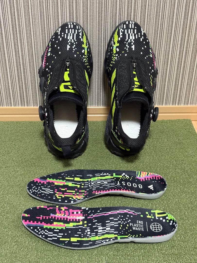【美品】アディダスゴルフシューズ スパイクレス コードカオス22ボア