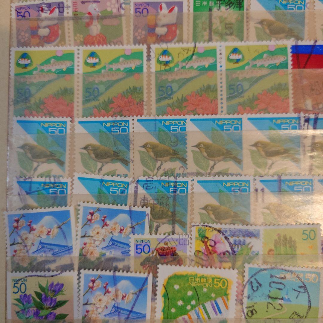 NIPPON 使用済切手 ページ2 74枚まとめ売り