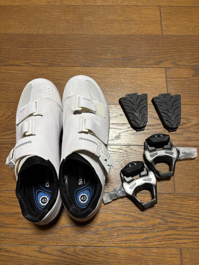 SHIMANO -RPS ビンディングペダル105セット ホワイト