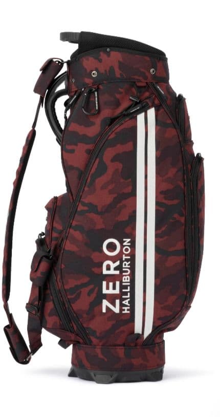 【本日限定】ZERO HALLIBURTON キャディバッグ レッドカモ