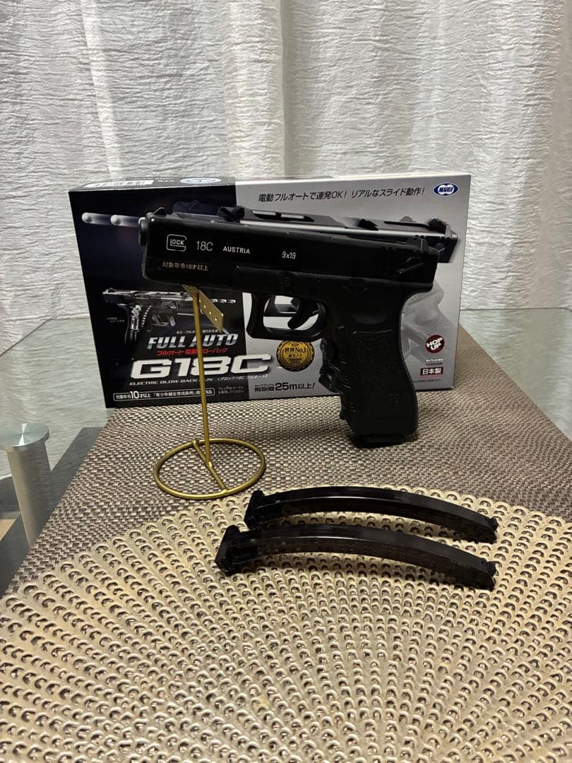 東京マルイ　カスタム品　グロックG18C Glock 強化ピニオン　マガジン箱付