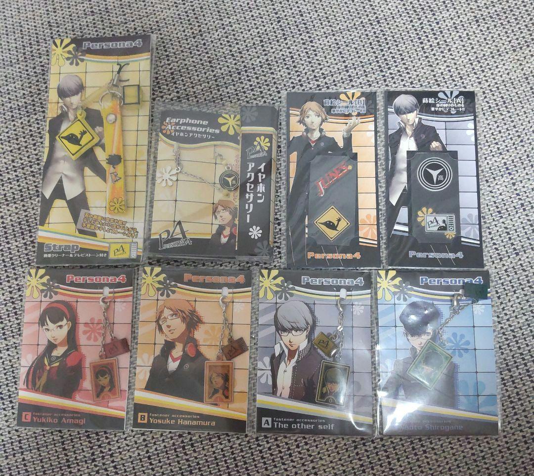 ペルソナ4　ファスナーアクセサリー　イヤホン　携帯クリーナー　主人公　白鐘直斗