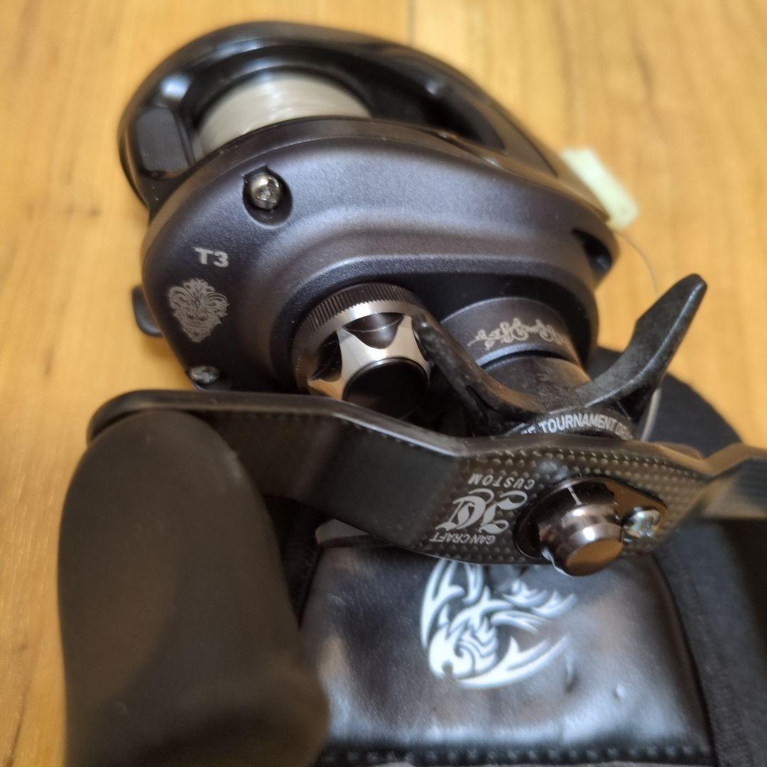 ガンクラフト　T3マーゴ　ベイトリール リールカバー付き