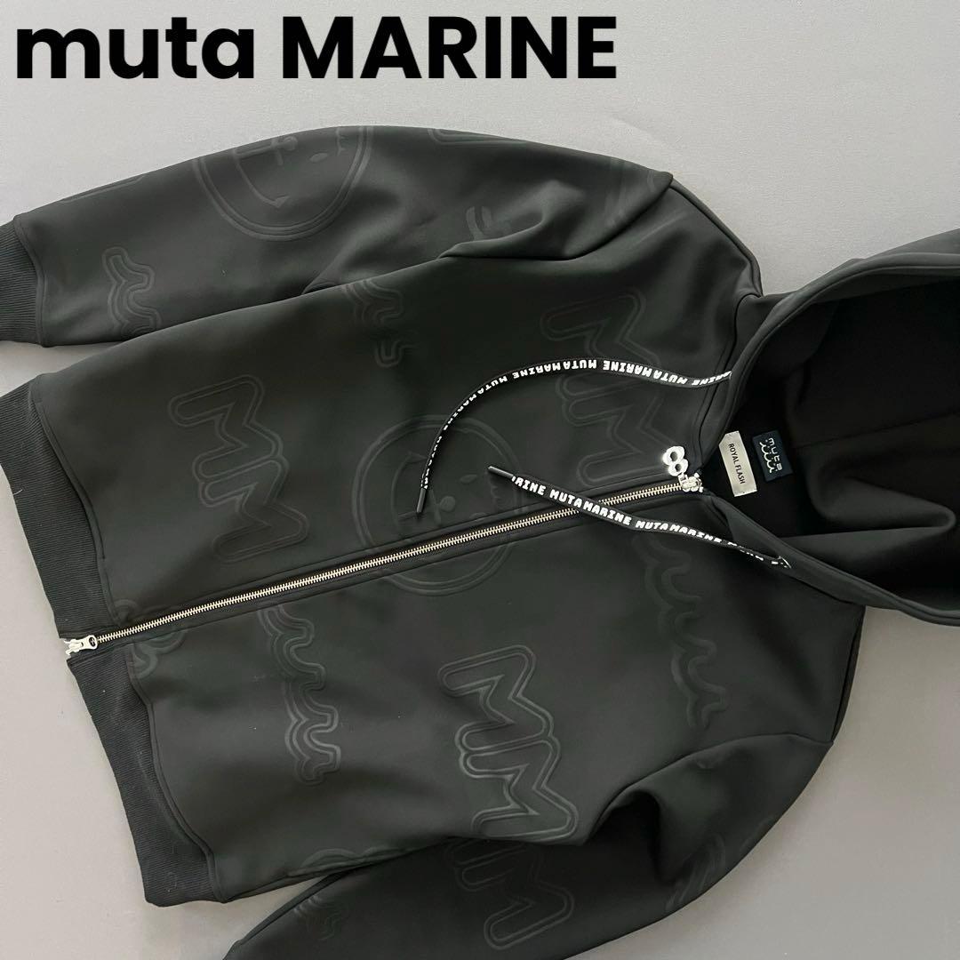 muta MARINE ムータマリン　パーカー　ダンボールニット　メンズ　ゴルフ