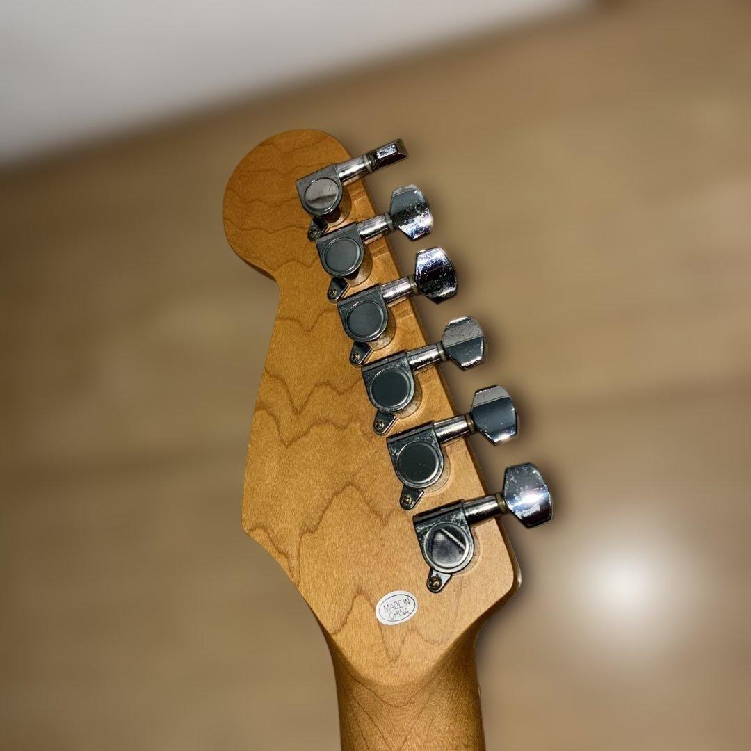 メイプル指板　いい音selder ストラトキャスタータイプ　弦高調整済み　です