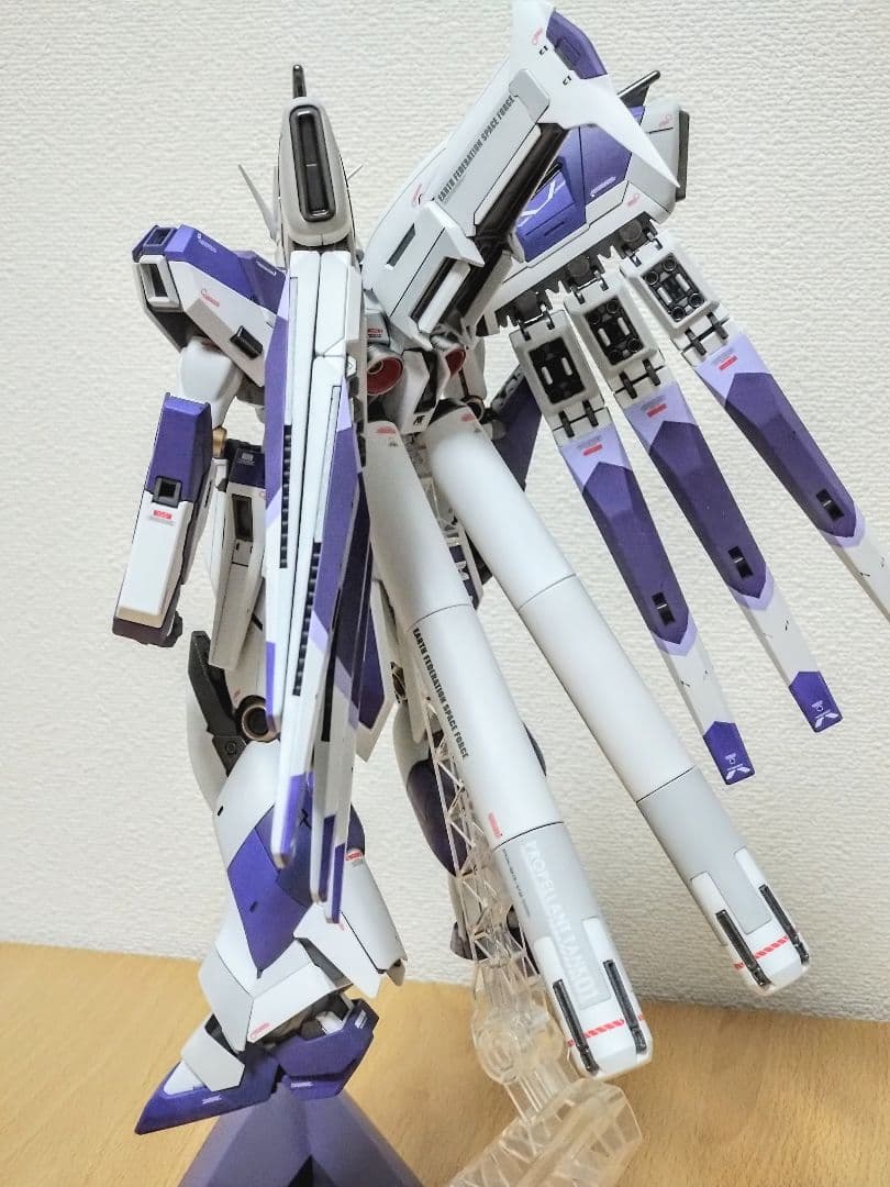 割*箸様 完成品　MG ver.Ka Hi-νガンダム＆H.W.S.装備