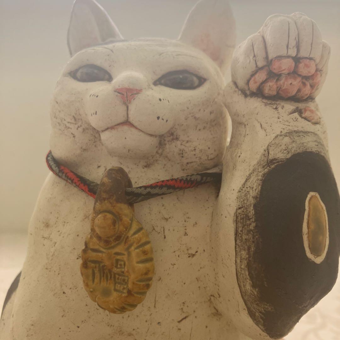 吉田一也　福猫　二匹