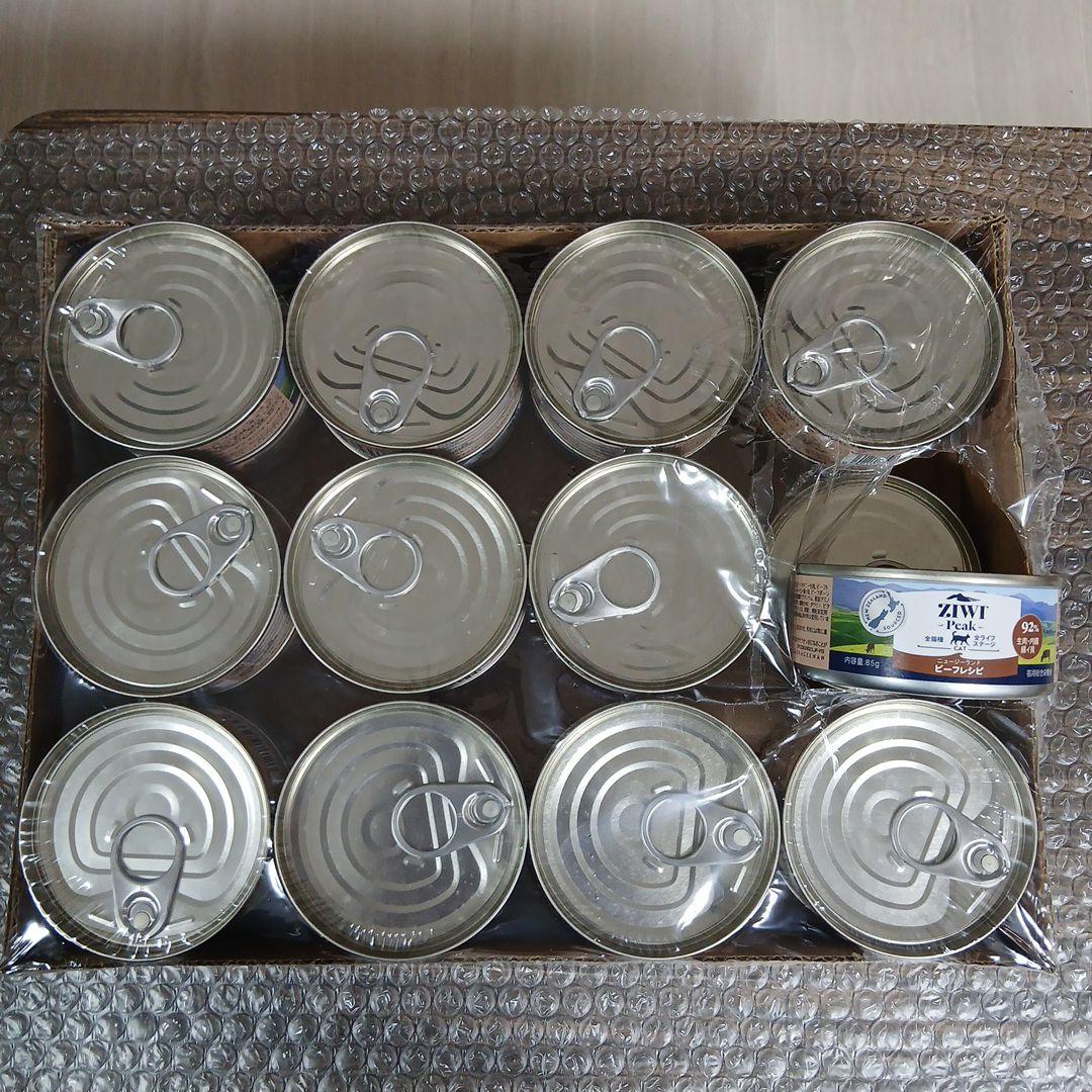 Ziwi Peak キャットフード缶 ビーフレシピ 85g×24缶