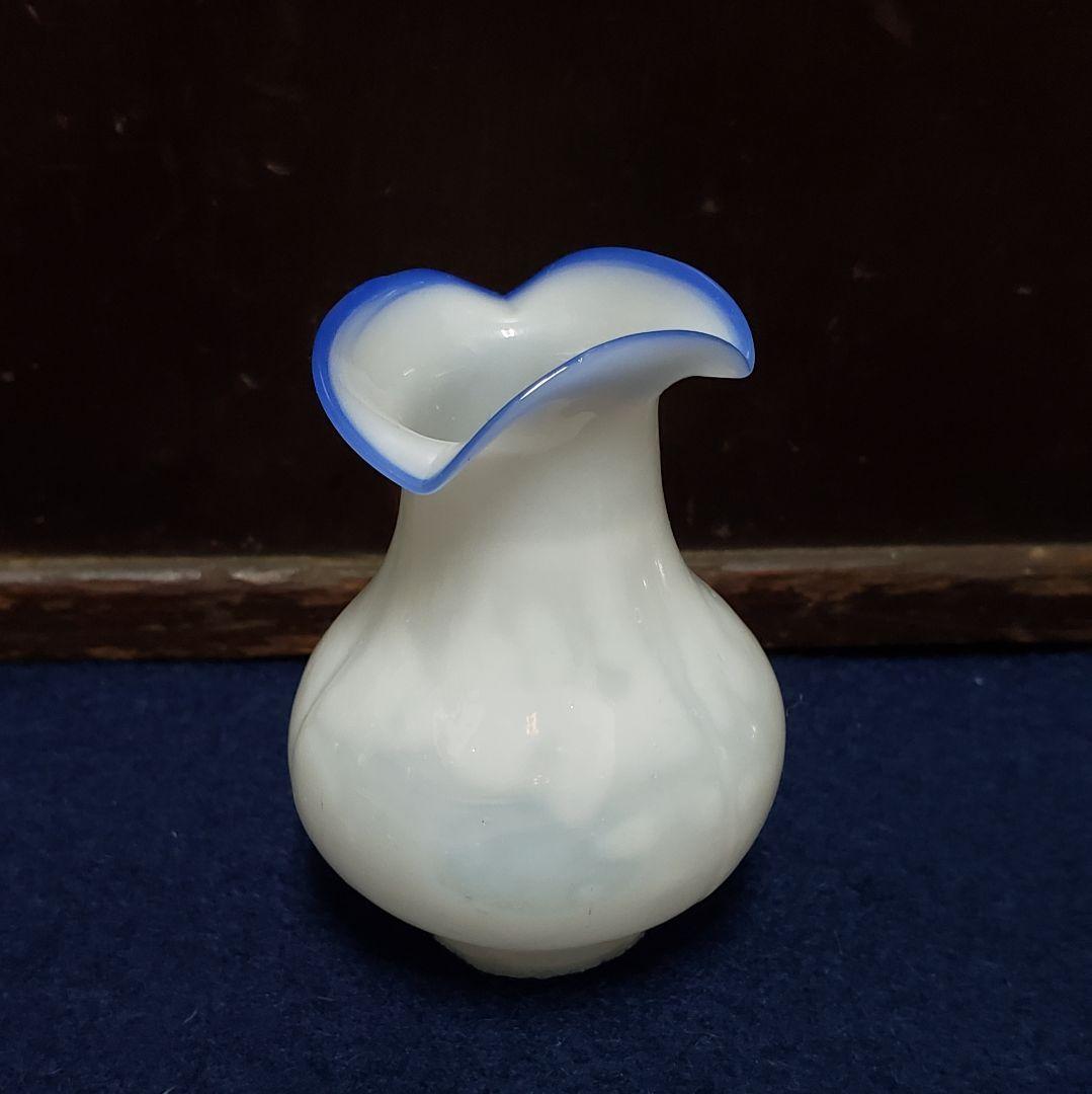 豆ランプ 火屋 ホヤ 乳白 金魚ほや 明治 大正 アンティーク レトロ ガラス