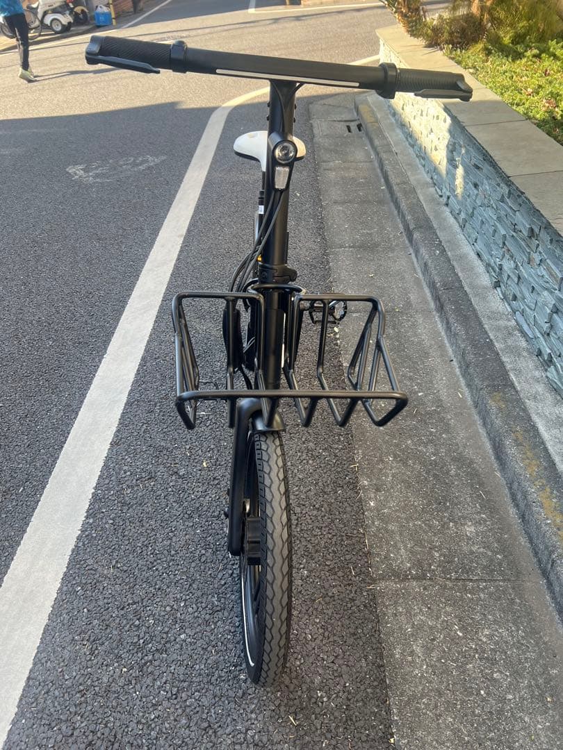 走行167キロ美品HONBIKE 電動アシスト自転車 前カゴ付