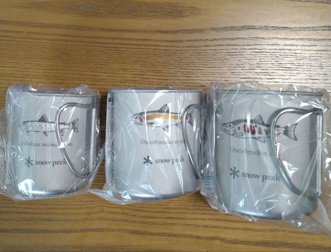 新品　スノーピーク　3種チタンシングルマグ　北海道　北広島　限定デザイン
